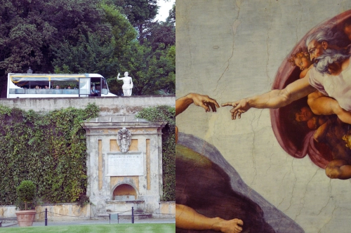 Jardins do Vaticano em ônibus e ingresso para os Museus do Vaticano. 